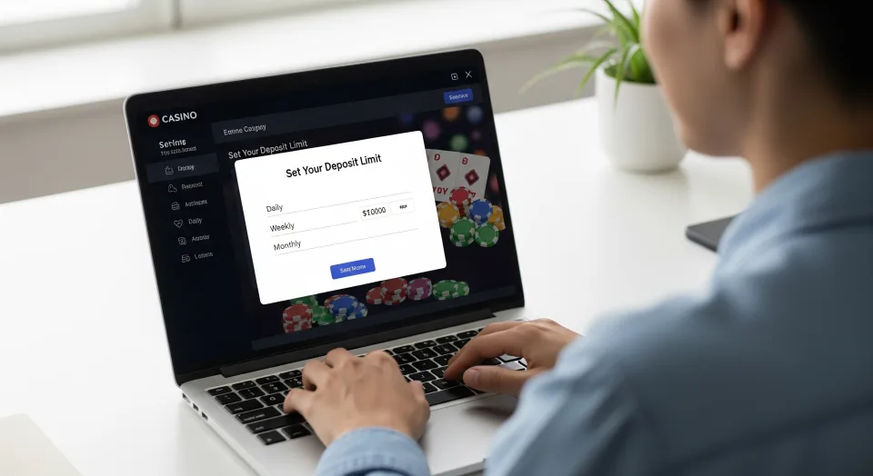 How to set deposit limits for responsible gambling