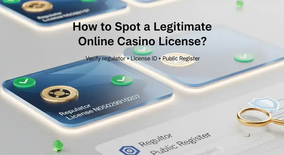 How to spot a legitimate online casino license