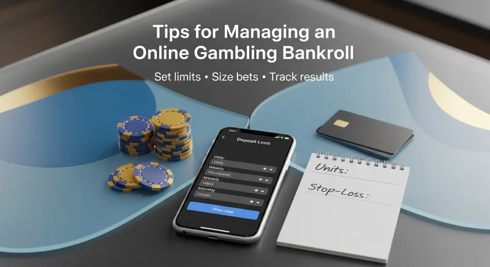 Tips for managing an online gambling bankroll