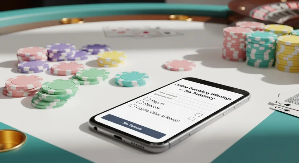 online gambling winnings taxable